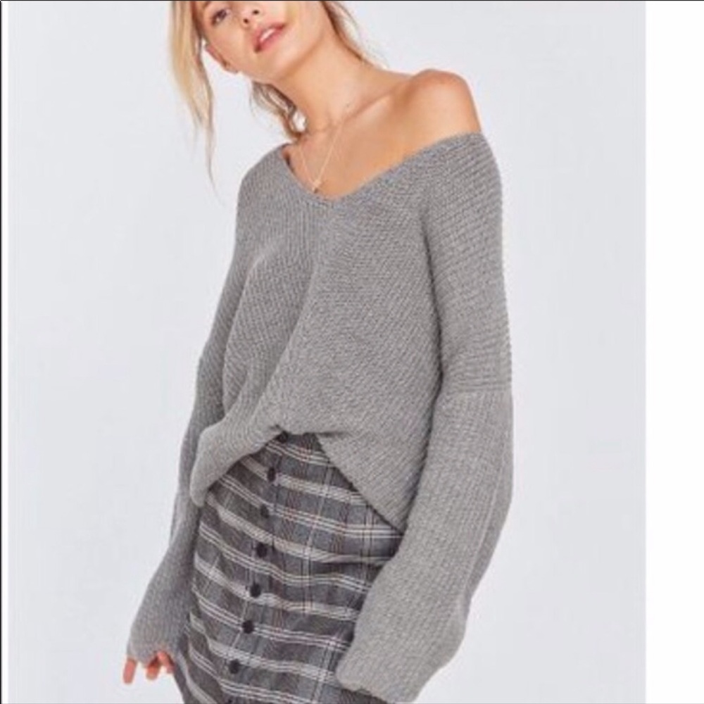 Urban Outfitters Oversized Gray Sweater